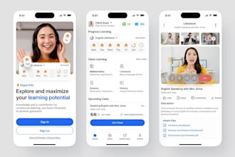 build school management app, ai lms elearning app like udemy, online course app