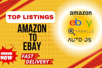 amazon to ebay dropshipping product research and SEO optimized listings