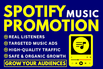 do spotify music promotion for audience growth