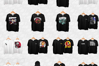 create streetwear tshirt design for your apparel