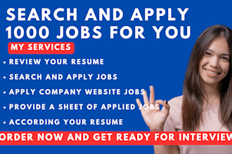 search and apply 1000 jobs for you
