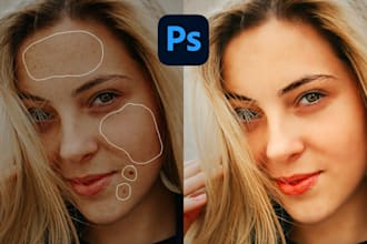 do fashion and model photo retouching
