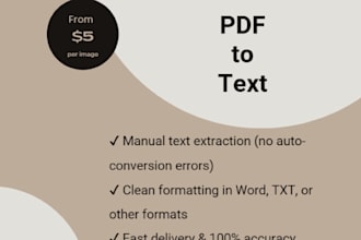 convert pdfs and handwritten notes to editable word or excel