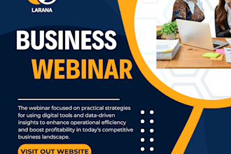 do pro conference, church, webinar, seminar flyer or poster