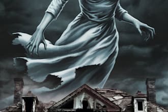 draw unique horror character, book cover design or kindle cover