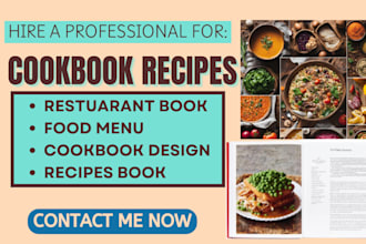 design cookbook recipes, food menu, recipes book layout airfryer diet, menu plan