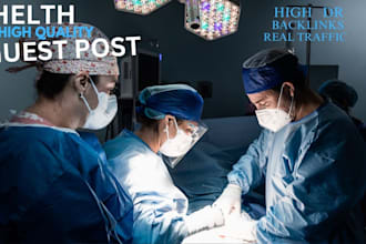 create high quality guest posts with health back links