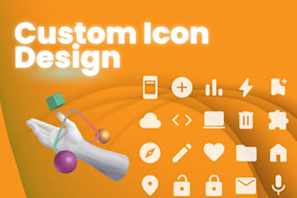 create custom icon game icons business icons with for you