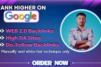 build high quality web 2 0 backlinks to rank higher