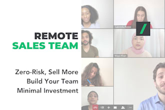 mentor you to build a zero risk remote sales team for your business
