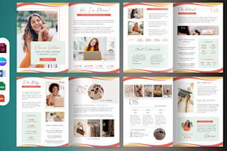 design lead magnet pdf, workbook, layout design and ebook