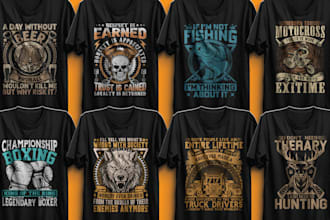 create a custom graphic t shirt, typography t shirt, and trendy t shirt design