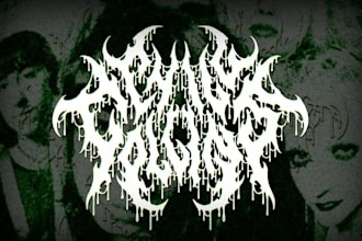 design your black, slamming, brutal, death metal logo