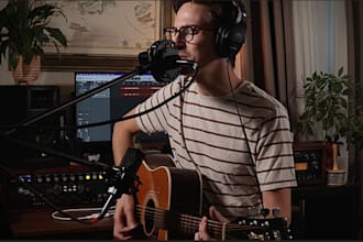 be your male vocalist or songwriter for rock, pop, edm song and soul song