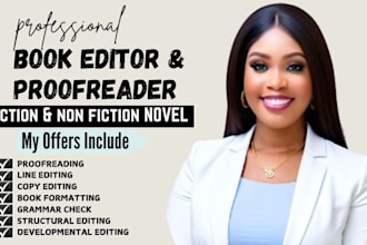 proofread, structural and line edit memoir, fiction nonfiction romance ya book