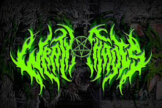 design custom logo for music band, dj, brand or streetwear