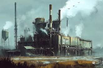 draw awesome environment concept art