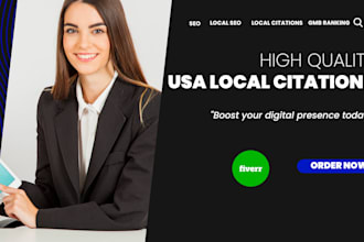 do top 300 live USA local citations and directory submission for your ranking