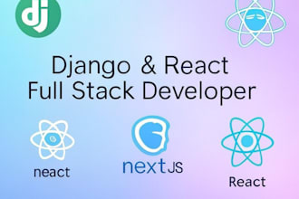 build django and nextjs fullstack websites