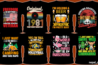 do custom t shirt and retro vintage t shirt design