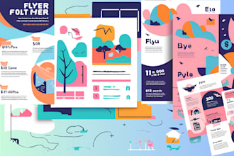 design a professional and eye catching flyer