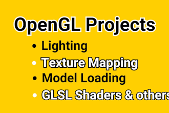 do opengl projects glut, glfw, glm and glew