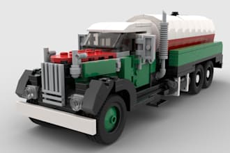 mold 3d truck car, vehicle design, lego car, cad design,3d model for 3d printing