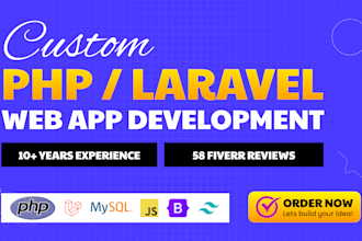 full stack development php laravel react developer