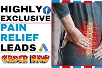 generate pain relief leads pain medication leads weight solution sales funnel