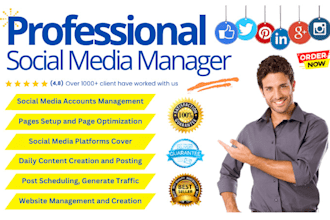 be social media manager, instagram content creator, social marketing in 24 hrs