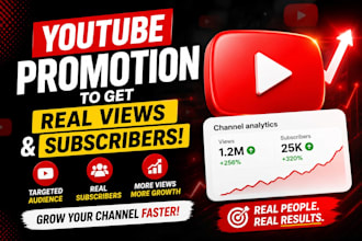 promote your youtube channel with real audience