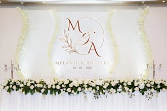 design modern wedding logo, monogram wedding and wedding initials