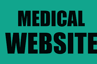 do website for medical healthcare business, doctor, dentist, healthcare