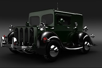 make 3d cartoon car,3d lego model,aircraft,ue5 animation,3d car part,4krendering