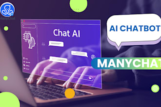 set up ai powered chatbot for whatsapp, wix, wordpress using manychat