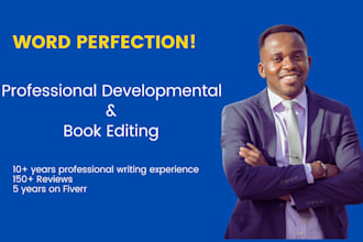 be your developmental editor and proofreader for your book