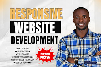 design redesign responsive seo wix weebly web, revamp wordpress business website