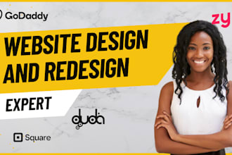 design and redesign your website using wix, zyro, weebly, ionos,odoo and godaddy