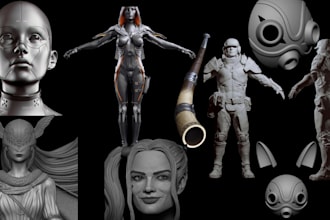 design cosplay model 3d armor 3d helmet 3d weapon 3d wearables for 3d printing