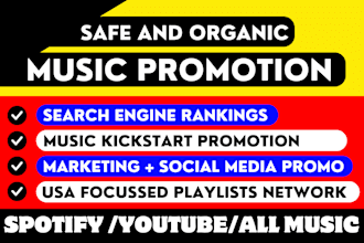 organic music promotion on my 200k follower social network
