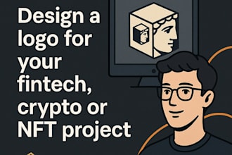 design a logo for your fintech, crypto or nft project