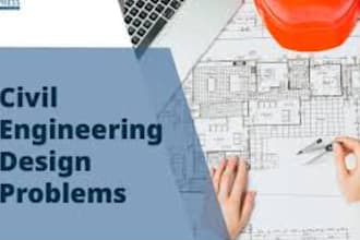 do civil engineering tasks calculations 3d construction plan structural analysis