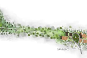 render site plan ,masterplan, urban planning, 3d floor plan
