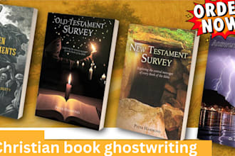 ghostwrite christian book, business biography memoir and selfhelp book for you