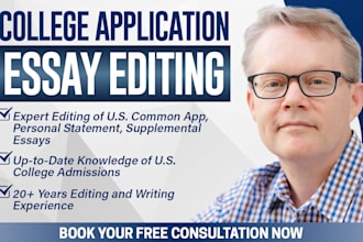 edit and advise on your college application essays