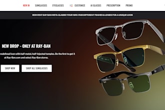 build luxury sunglasses shopify store eyewear optical store dropshipping website