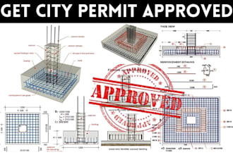 usa architectural stamp sign and seal fl texas ca autocad mep for city permit