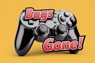 create 3d or 2d games and unity game bugs fixing