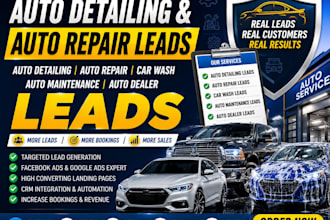 do social media marketing auto detailing auto repair car wash auto maintenance