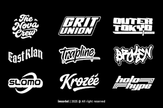 design streetwear y2k clothing brand logo
